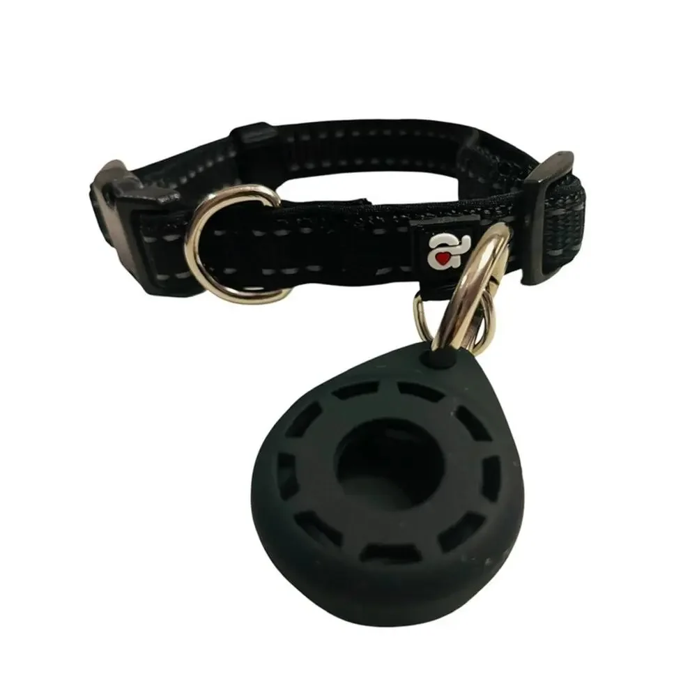 Small Dog Collar with Airtag Holder